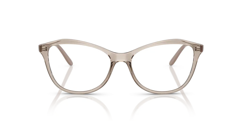 Vogue Optic VO5602F 2990 Transparent Caramel Vogue VO5602F 2990 แว่นสายตาอะซิเตทคาราเมลโปร่งใสทรงเรขาคณิต สำหรับผู้หญิง