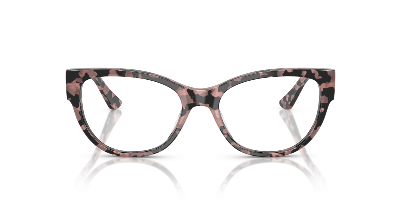 Vogue VO5604 3150 แว่นสายตาทรงตาแมวลายเต่าสีชมพูสำหรับผู้หญิง