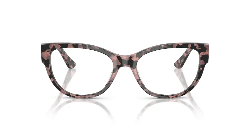 Vogue VO5604 3150 แว่นสายตาทรงตาแมวลายเต่าสีชมพูสำหรับผู้หญิง