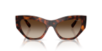 Vogue Sun VO5607S W65613 Dark Havana Light Brown Gradient Vogue VO5607S W65613 แว่นกันแดดลายฮาวานาเข้มเลนส์น้ำตาลไล่ระดับ สำหรับผู้หญิง