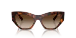 Vogue Sun VO5607S W65613 Dark Havana Light Brown Gradient Vogue VO5607S W65613 แว่นกันแดดลายฮาวานาเข้มเลนส์น้ำตาลไล่ระดับ สำหรับผู้หญิง
