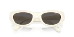 Vogue Sun VO5616S 316787 Full Ivory Black Smoke Vogue VO5616S 316787 close-up ด้านหน้า