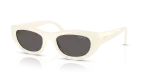 Vogue Sun VO5616S 316787 Full Ivory Black Smoke Vogue VO5616S 316787 มุมเอียง 3/4