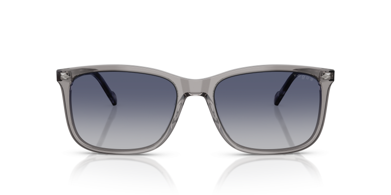 Vogue VO5618S 28204L แว่นกันแดดกรอบอะซิเตทเทาโปร่งใส เลนส์ไล่ระดับน้ำเงิน-เทา สำหรับผู้ชาย Vogue VO5618S 28204L แว่นกันแดดกรอบอะซิเตทเทาโปร่งใส เลนส์ไล่ระดับน้ำเงิน-เทา สำหรับผู้ชาย