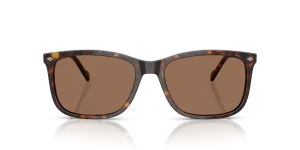 Vogue VO5618S W65673 แว่นกันแดดสีฮาวานาเข้ม เลนส์น้ำตาลเข้ม ทรงหมอน ผู้ชาย