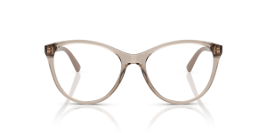Vogue VO5631B 2990 ด้านหน้า กรอบแว่นสายตาสีคาราเมลโปร่งใส