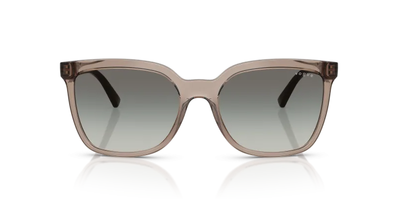 Vogue Sun VO5633SB 294011 Transparent Brown Grey Gradient Vogue VO5633SB 294011 แว่นกันแดดน้ำตาลโปร่งใส สำหรับผู้หญิง