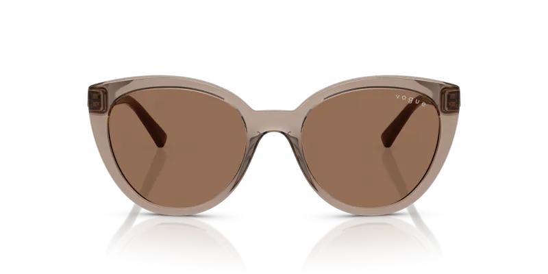 Vogue VO5634SB 294073 แว่นกันแดดน้ำตาลโปร่งใส สำหรับผู้หญิง