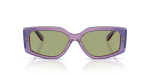 Vogue Sun VO5642SU 323682 Transparent Pearl Purple Green Vogue VO5642SU 323682 แว่นกันแดดม่วงไข่มุกโปร่งใส เลนส์เขียว สำหรับผู้หญิง