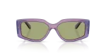 Vogue Sun VO5642SU 323682 Transparent Pearl Purple Green Vogue VO5642SU 323682 แว่นกันแดดม่วงไข่มุกโปร่งใส เลนส์เขียว สำหรับผู้หญิง