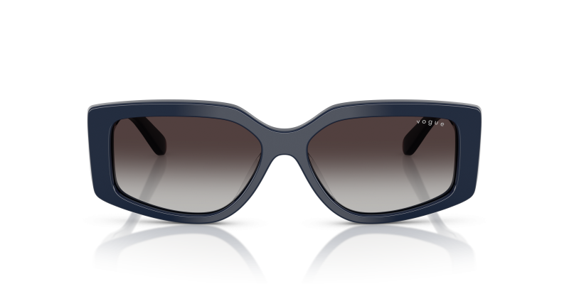Vogue Sun VO5642SU 32408G Full Blue Grey Gradient Vogue VO5642SU 32408G แว่นกันแดดกรอบน้ำเงินเลนส์ไล่เทา ทรงสี่เหลี่ยม สำหรับผู้หญิง