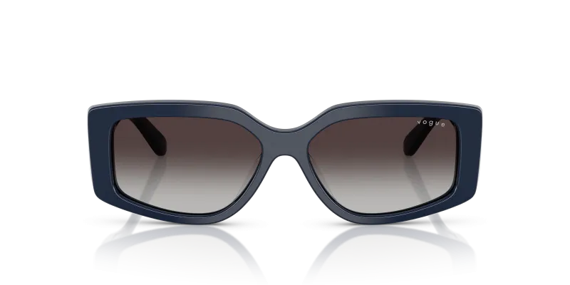 Vogue Sun VO5642SU 32408G Full Blue Grey Gradient Vogue VO5642SU 32408G แว่นกันแดดกรอบน้ำเงินเลนส์ไล่เทา ทรงสี่เหลี่ยม สำหรับผู้หญิง
