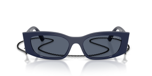 Vogue VO5655SU 324087 แว่นกันแดดน้ำเงินสด เลนส์เทาเข้ม สุภาพสตรี
