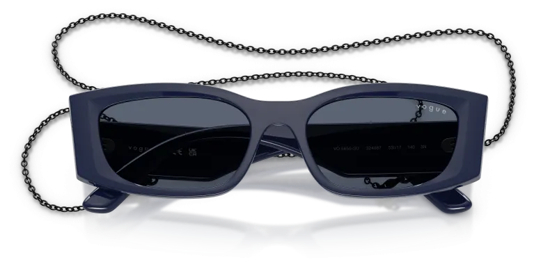 Vogue VO5655SU 324087 close-up ด้านหน้า น้ำเงินขัดเงา