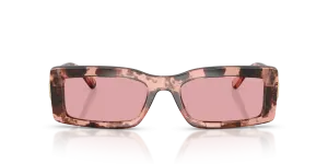 Vogue VO5674S 319984 แว่นกันแดดสีฮาวานากุหลาบเลนส์ม่วงอ่อน สำหรับผู้หญิง