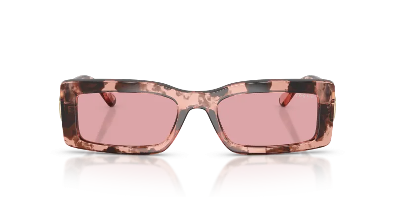 Vogue Sun VO5674S 319984 Rose Havana Light Violet Vogue VO5674S 319984 แว่นกันแดดสีฮาวานากุหลาบเลนส์ม่วงอ่อน สำหรับผู้หญิง