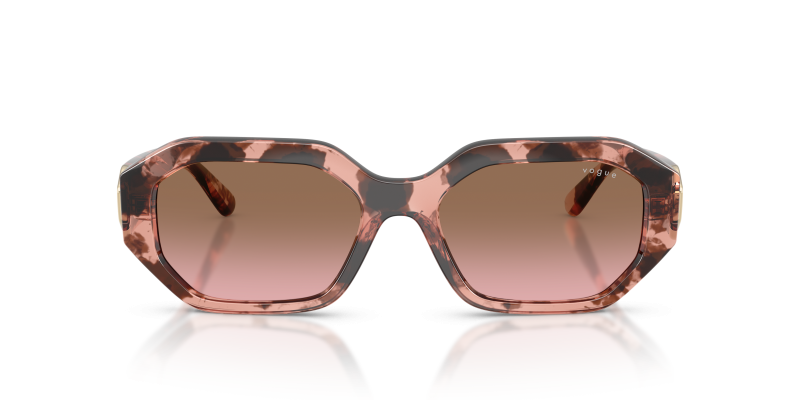 Vogue VO5675S 319914 แว่นกันแดดฮาวานากุหลาบ เลนส์ไล่ระดับน้ำตาล-ชมพู สำหรับผู้หญิง