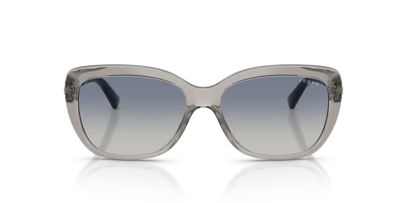 Vogue VO5678SB 272614 แว่นกันแดดสีเทาโปร่งใส สำหรับผู้หญิง Vogue VO5678SB 272614 แว่นกันแดดสีเทาโปร่งใส สำหรับผู้หญิง
