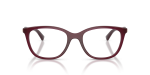 Vogue VO5679B-2989 2989 แว่นสายตาไนลอนสีเชอร์รี่โปร่งใสทรงกลม สำหรับสุภาพสตรี