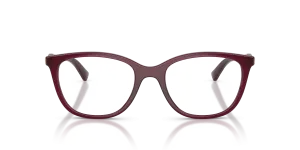 Vogue VO5679B-2989 2989 แว่นสายตาไนลอนสีเชอร์รี่โปร่งใสทรงกลม สำหรับสุภาพสตรี