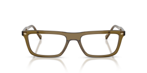 Vogue VO5686 3260 แว่นสายตากรอบ Acetate สีเขียวมะกอกโปร่งใส ทรงหมอน สำหรับสุภาพบุรุษ