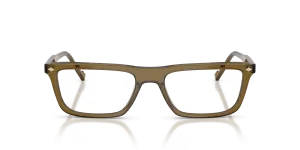 Vogue VO5686 3260 แว่นสายตากรอบ Acetate สีเขียวมะกอกโปร่งใส ทรงหมอน สำหรับสุภาพบุรุษ