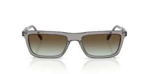 Vogue VO5687S 2820E8 แว่นกันแดดอะซิเตทเทาโปร่งใส เลนส์ไล่สีเทา-เขียว สุภาพบุรุษ