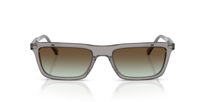Vogue VO5687S 2820E8 แว่นกันแดดอะซิเตทเทาโปร่งใส เลนส์ไล่สีเทา-เขียว สุภาพบุรุษ Vogue VO5687S 2820E8 แว่นกันแดดอะซิเตทเทาโปร่งใส เลนส์ไล่สีเทา-เขียว สุภาพบุรุษ