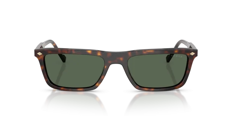 Vogue VO5687S W65671 แว่นกันแดดฮาวานาเข้ม เลนส์เขียวเข้ม ผู้ชาย