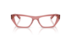 Vogue VO5701U 3290 แว่นสายตาชมพูฝุ่นโปร่งใสทรงตาแมวสำหรับผู้หญิง