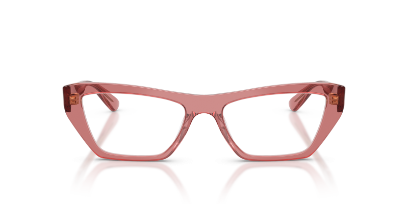 Vogue VO5701U 3290 แว่นสายตาชมพูฝุ่นโปร่งใสทรงตาแมวสำหรับผู้หญิง