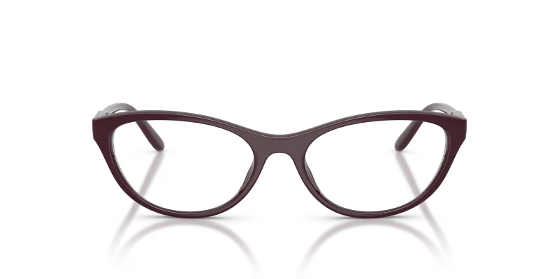 Vogue VO5703U 3284 แว่นสายตาทรงวงรีกรอบไนลอนสีบอร์กโดซ์ สำหรับผู้หญิง Vogue VO5703U 3284 แว่นสายตาทรงวงรีกรอบไนลอนสีบอร์กโดซ์ สำหรับผู้หญิง