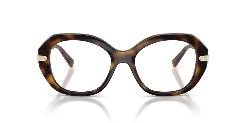 Vogue VO5705B W656 แว่นสายตาฮาวานาเข้มประดับ Strass ผู้หญิง ด้านหน้า Vogue VO5705B W656 แว่นสายตาฮาวานาเข้มประดับ Strass ผู้หญิง ด้านหน้า