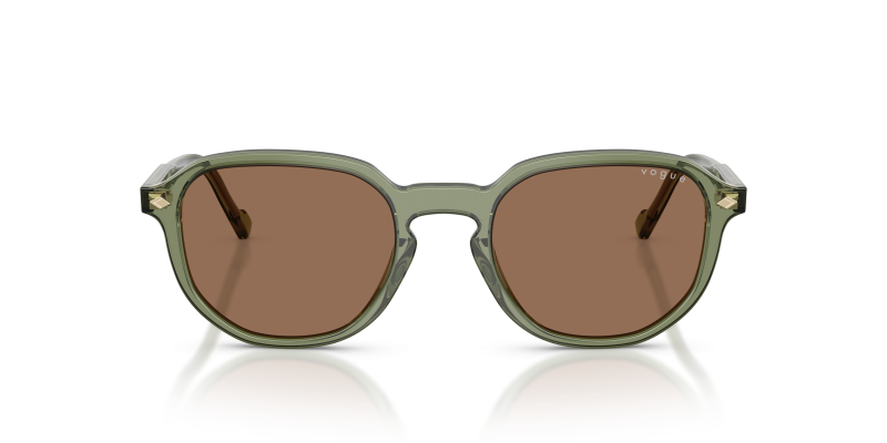Vogue VO5707S 318773 แว่นกันแดดเขียวโปร่งใส ทรง irregular สำหรับผู้ชาย