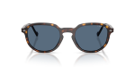Vogue VO5707S W65680 แว่นกันแดดอะซิเตทฮาวานาเข้ม เลนส์น้ำเงิน ผู้ชาย ด้านหน้า