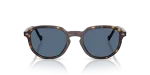 Vogue VO5707S W65680 แว่นกันแดดอะซิเตทฮาวานาเข้ม เลนส์น้ำเงิน ผู้ชาย ด้านหน้า