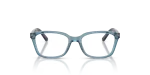 Vogue Optic VY2001 2966 Transparent Blue Vogue VY2001 2966 แว่นสายตาน้ำเงินโปร่งใสขาโลหะน้ำเงินเข้ม สำหรับเด็ก