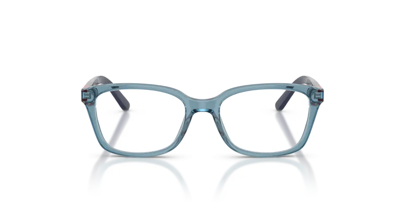 Vogue Optic VY2001 2966 Transparent Blue Vogue VY2001 2966 แว่นสายตาน้ำเงินโปร่งใสขาโลหะน้ำเงินเข้ม สำหรับเด็ก