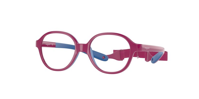 กรอบแว่นสายตา Vogue VY2011 2568 Pink On Rubber Blue กรอบแว่นสายตา Vogue VY2011 2568 Pink On Rubber Blue