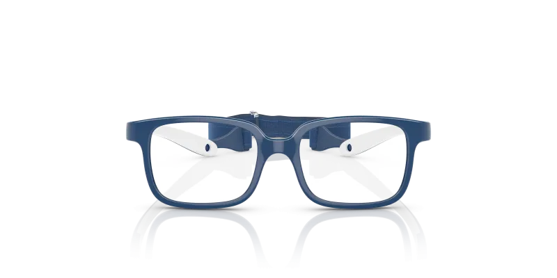 Vogue Optic VY2016 2974 Blue On Cream Rubber Vogue VY2016 2974 แว่นสายตาสองโทนน้ำเงินบนครีม สำหรับเด็ก