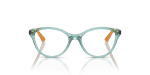 Vogue Optic VY2019 3032 Transparent Sage Vogue VY2019 3032 แว่นสายตาเขียวเสจโปร่งใสขาชมพูฟิวเซีย สำหรับเด็ก
