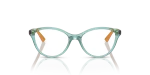 Vogue Optic VY2019 3032 Transparent Sage Vogue VY2019 3032 แว่นสายตาเขียวเสจโปร่งใสขาชมพูฟิวเซีย สำหรับเด็ก