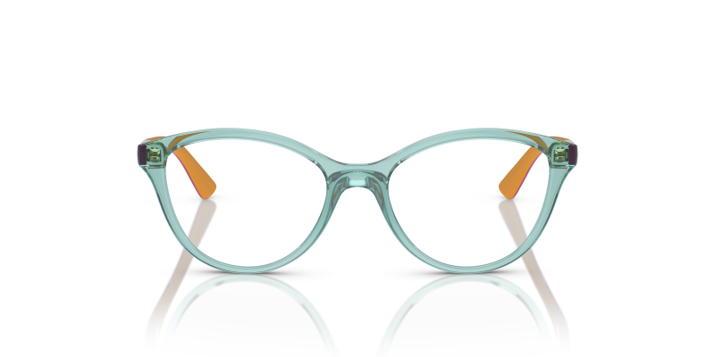 Vogue Optic VY2019 3032 Transparent Sage Vogue VY2019 3032 แว่นสายตาเขียวเสจโปร่งใสขาชมพูฟิวเซีย สำหรับเด็ก