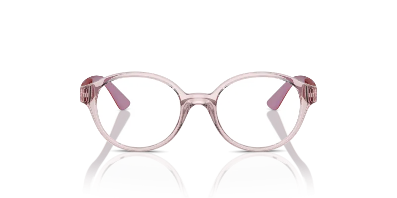 Vogue Optic VY2025 2942 Transparent Rose Vogue VY2025 2942 แว่นสายตาเด็กสีชมพูโปร่งใส สำหรับเด็กทั้งสองเพศ