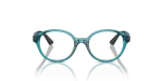 Vogue Optic VY2025 3068 Transparent Blue Vogue VY2025 3068 แว่นสายตาเด็กสีน้ำเงินโปร่งใสทรงวงรี สำหรับเด็ก
