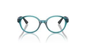 Vogue VY2025 3068 แว่นสายตาเด็กสีน้ำเงินโปร่งใสทรงวงรี สำหรับเด็ก