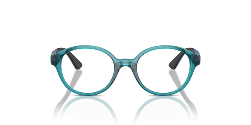 Vogue Optic VY2025 3068 Transparent Blue Vogue VY2025 3068 แว่นสายตาเด็กสีน้ำเงินโปร่งใสทรงวงรี สำหรับเด็ก