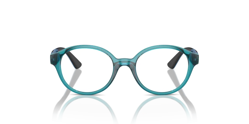 Vogue Optic VY2025 3068 Transparent Blue Vogue VY2025 3068 แว่นสายตาเด็กสีน้ำเงินโปร่งใสทรงวงรี สำหรับเด็ก