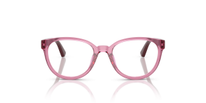 Vogue VY2029 2613 แว่นสายตาเด็กสีกุหลาบเข้มโปร่งใสทรงหมอน สำหรับเด็กผู้หญิง