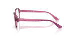 Vogue Optic VY2032 2761 Transparent Purple แว่นสายตา Vogue VY2032 2761 มุมข้าง ขาแว่นสีชมพูเต็มขา